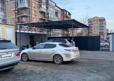 Фотография общего вида шиномонтажки на вертолетном поле